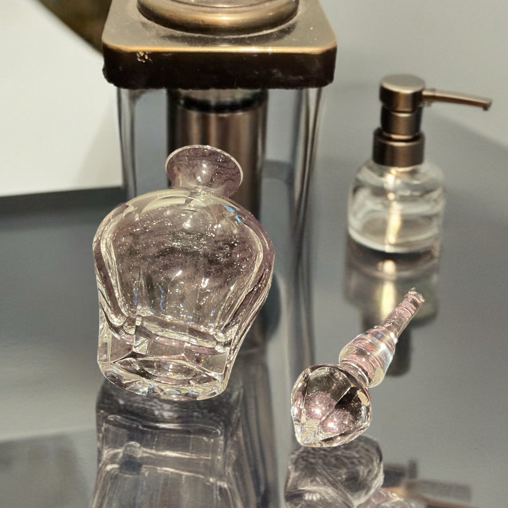 Elegant Crystal Perfume Bottle Set